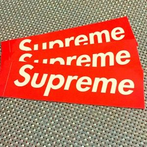 Supreme box logo sticker